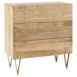 Roar + Rabbit for west elm Geo Inlay 3 Drawer Chest